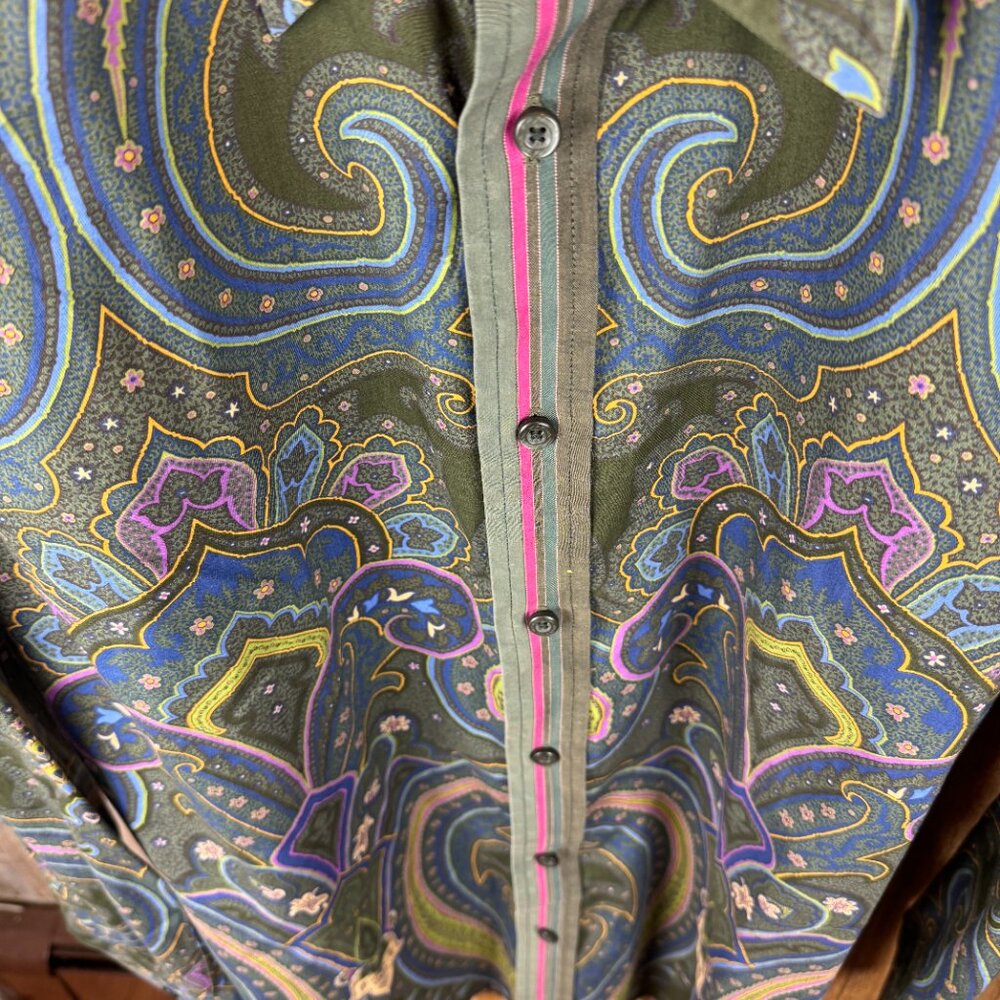 Robert Graham :Patterned Button Down Size Large - image 5